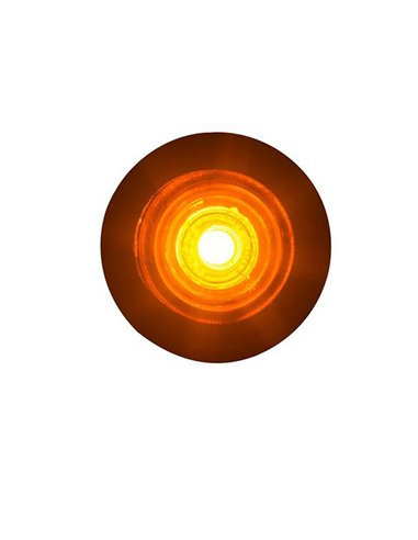 Luz de posição LED dianteira/lateral/traseira Ø1,9cm 12/24V homologada A-SM1-R1 IP68