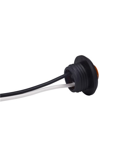 Feu de position LED avant/latéral/arrière Ø1,9 cm 12/24 V homologué A-SM1-R1 IP68