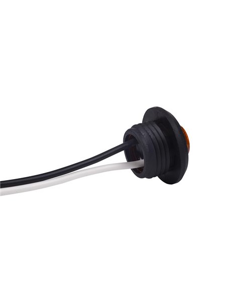 Luz de posição LED dianteira/lateral/traseira Ø1,9cm 12/24V homologada A-SM1-R1 IP68