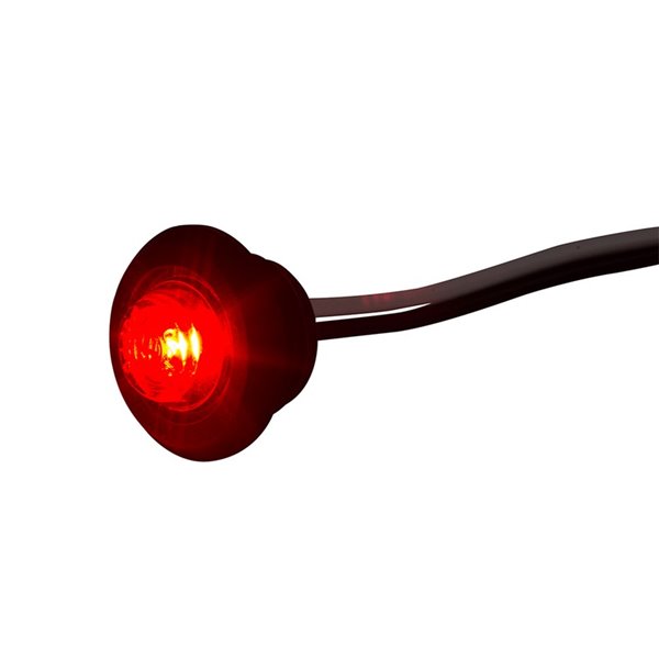 Luz de posição LED dianteira/lateral/traseira Ø1,9cm 12/24V homologada A-SM1-R1 IP68