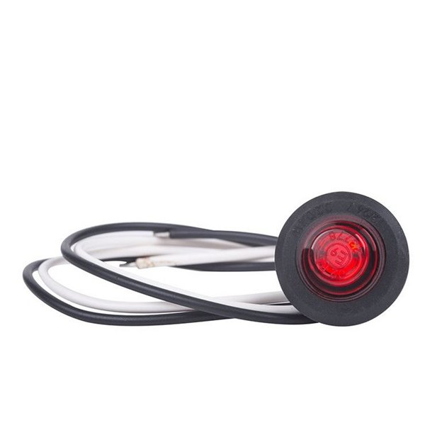 Luz de posição LED dianteira/lateral/traseira Ø1,9cm 12/24V homologada A-SM1-R1 IP68