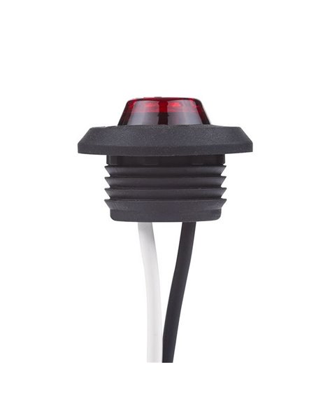 Luz de posição LED dianteira/lateral/traseira Ø1,9cm 12/24V homologada A-SM1-R1 IP68
