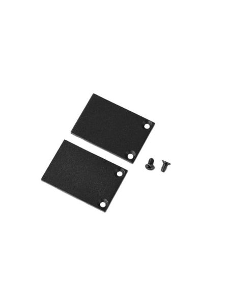 Embouts pour rail surface Magneto noir - Lot de 2 + Vis - Accessoires