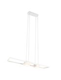 Luminária pendente minimalista de LED ALBANY, 37W, 4300lm, 2700-6500K, IP20, branca
