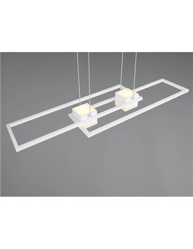 Lámpara colgante LED minimalista ALBANY 37W 4300lm, 2700-6500K IP20 Blanco
