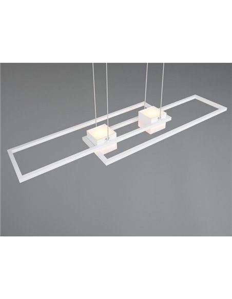 Lámpara colgante LED minimalista ALBANY 37W 4300lm, 2700-6500K IP20 Blanco