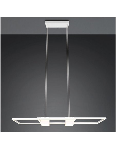 Lámpara colgante LED minimalista ALBANY 37W 4300lm, 2700-6500K IP20 Blanco