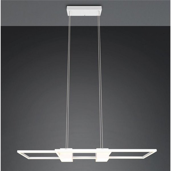 Lámpara colgante LED minimalista ALBANY 37W 4300lm, 2700-6500K IP20 Blanco