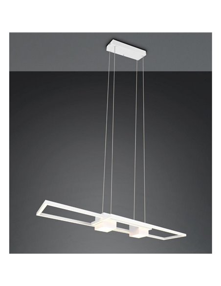 Lámpara colgante LED minimalista ALBANY 37W 4300lm, 2700-6500K IP20 Blanco
