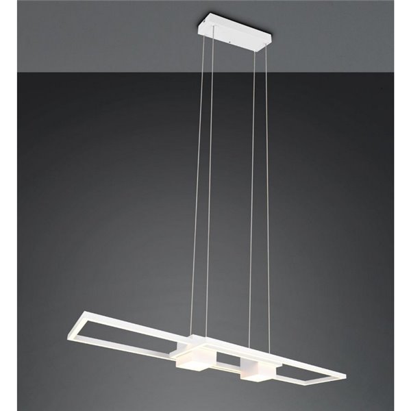 Lámpara colgante LED minimalista ALBANY 37W 4300lm, 2700-6500K IP20 Blanco