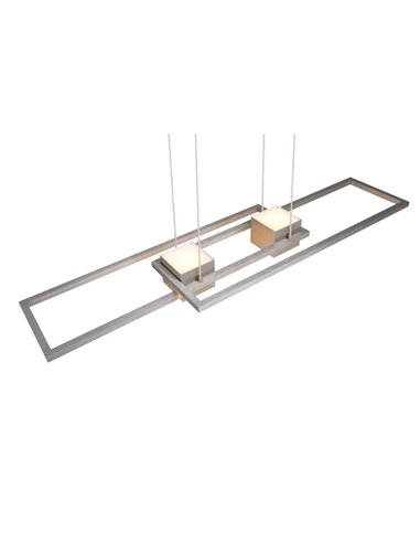 Plafonnier LED minimaliste ALBANY 37 W 4300 lm, 2700-6500 K IP20 Nickel