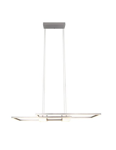 Luminária de teto LED minimalista ALBANY 37W 4300lm, 2700-6500K IP20 Níquel