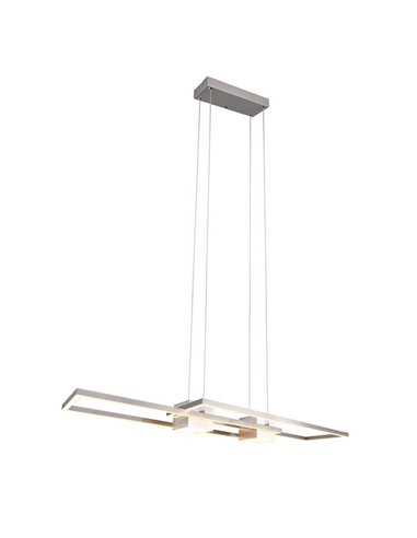 Lámpara de techo LED minimalista ALBANY 37W 4300lm, 2700-6500K IP20 Níquel