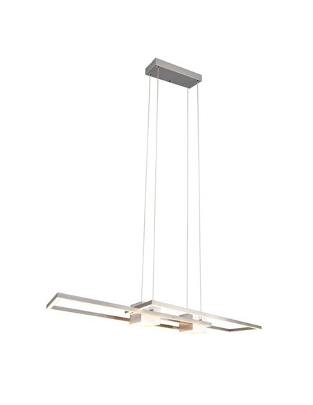 Plafonnier LED minimaliste ALBANY 37 W 4300 lm, 2700-6500 K IP20 Nickel