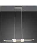 Plafonnier LED minimaliste ALBANY 37 W 4300 lm, 2700-6500 K IP20 Nickel