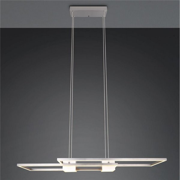 Luminária de teto LED minimalista ALBANY 37W 4300lm, 2700-6500K IP20 Níquel