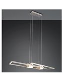 Lámpara de techo LED minimalista ALBANY 37W 4300lm, 2700-6500K IP20 Níquel