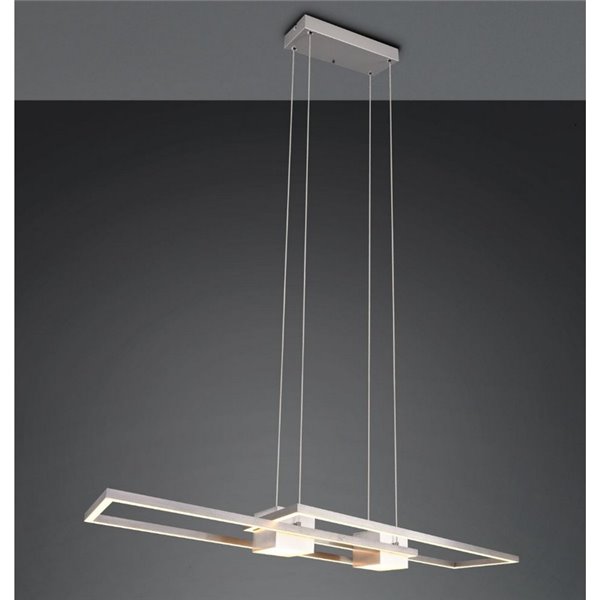 Luminária de teto LED minimalista ALBANY 37W 4300lm, 2700-6500K IP20 Níquel