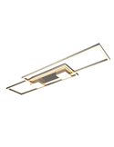 Plafonnier LED ALBANY, rectangulaire, 37 W, 4 300 lm, 2 700-6 500 K, IP20, nickel