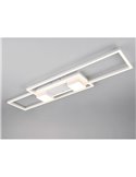 Plafón de techo LED ALBANY rectangular 37W 4300lm, 2700 - 6500K IP20 Blanco