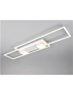 Plafón de techo LED ALBANY rectangular 37W 4300lm, 2700 - 6500K IP20 Blanco 2