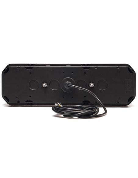 Piloto trasero LED con intermitente dinámico y luz de matrícula inferior con logo retroiluminado F1, AR, S1, 2aD, R1, L, IIIA