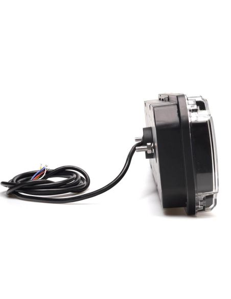 Piloto trasero LED con intermitente dinámico y luz de matrícula inferior con logo retroiluminado F1, AR, S1, 2aD, R1, L, IIIA