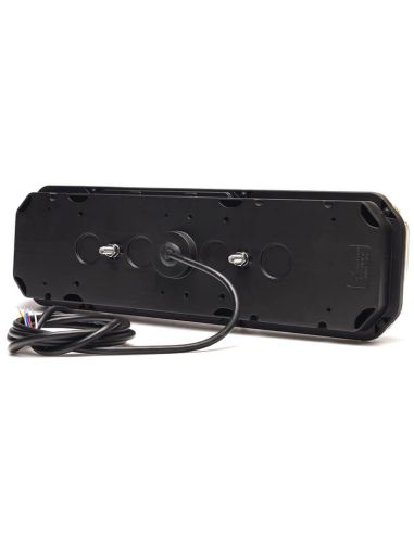 Piloto trasero LED con intermitente dinámico y luz de matrícula inferior con logo retroiluminado F1, AR, S1, 2aD, R1, L, IIIA