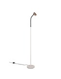 Lámpara de pie TARYN foco orientable, interruptor de pie, bombilla excl. 1x GU10 max. 5W IP20 Café