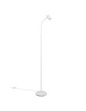 Lámpara de pie TARYN 133,5cm foco orientable bombilla excl. 1x GU10 max. 5W IP20 Blanco
