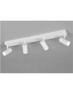 Réglette de plafond TARYN à 4 spots, ampoules non incluses, 4 x GU10 max. 5 W IP20 Blanc 2