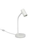 Lámpara de sobremesa TARYN, foco orientable bombilla excl. 1x GU10 max. 5W IP20 Blanco