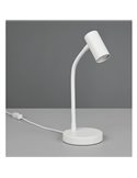 Lámpara de sobremesa TARYN, foco orientable bombilla excl. 1x GU10 max. 5W IP20 Blanco