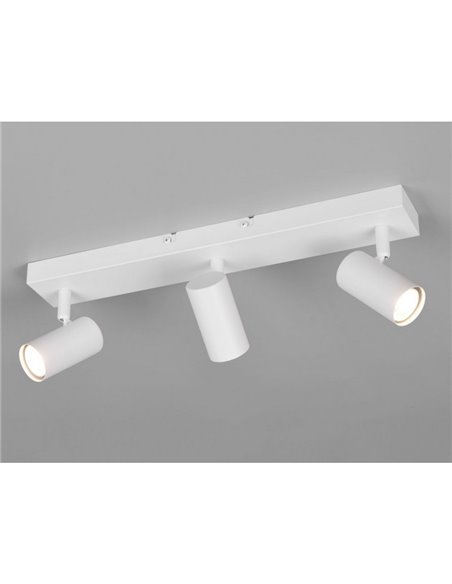 Luminária de teto TARYN com 3 lâmpadas (não inclusas), 3x GU10 máx. 5W IP20 Branca