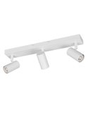 Réglette de plafond TARYN à 3 LED, ampoules non incluses, 3 x GU10 max. 5 W IP20 Blanc