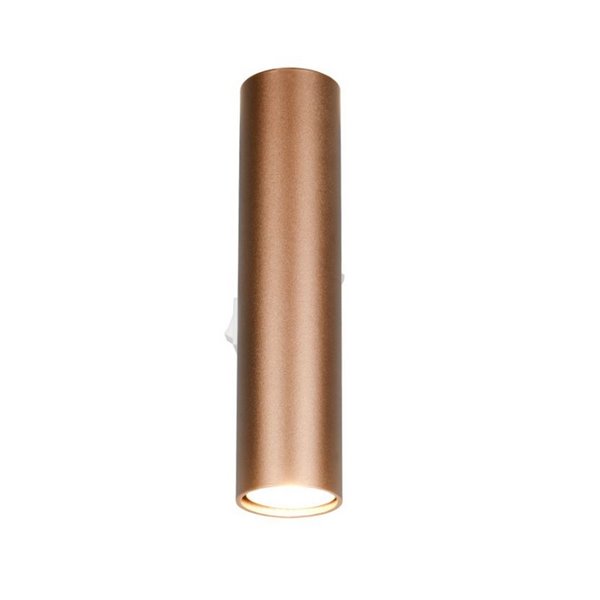 Aplique de pared TARYN alargado bombillas excl. 2x GU10 max. 5W IP20 Café