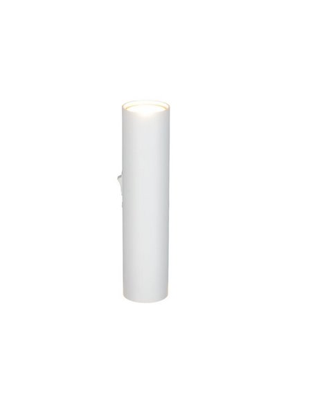 TARYN längliche Wandleuchte, Leuchtmittel nicht enthalten, 2 x GU10 max. 5 W, Schutzart IP20, Weiß