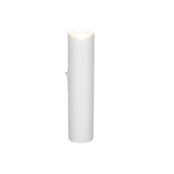 Aplique de pared TARYN alargado bombillas excl. 2x GU10 max. 5W IP20 Blanco