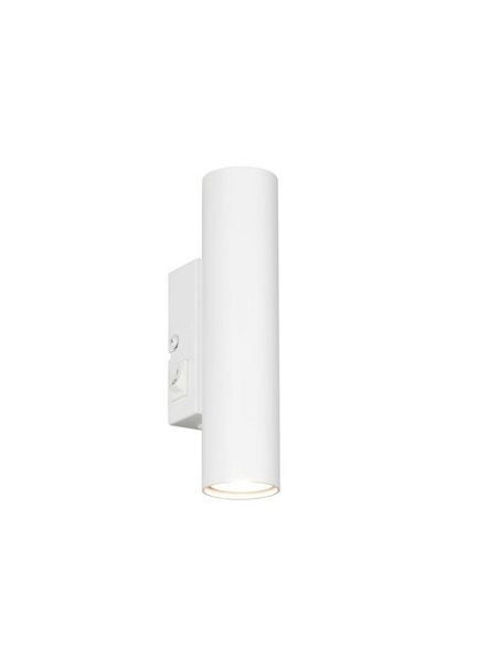 Aplique de pared TARYN alargado bombillas excl. 2x GU10 max. 5W IP20 Blanco