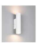 Aplique de pared TARYN alargado bombillas excl. 2x GU10 max. 5W IP20 Blanco