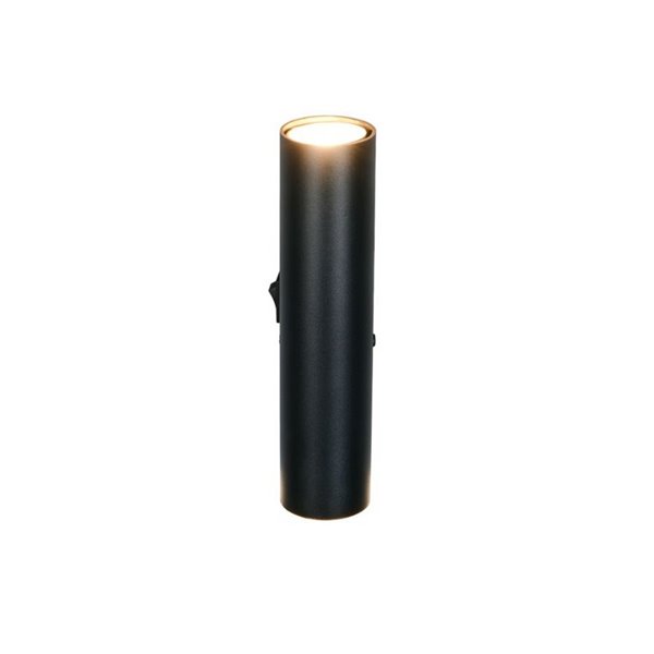 Aplique de pared alargado TARYN bombillas excl. 2x GU10 max. 5W IP20 Negro