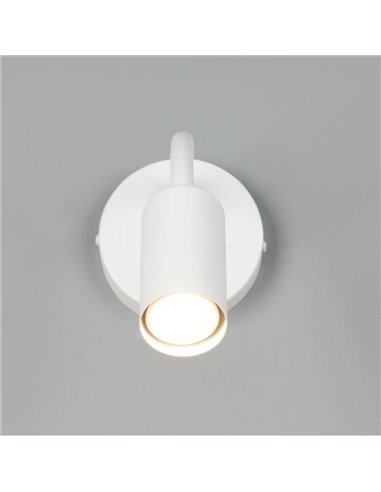 Aplique de pared orientable TARYN bombillas excl. 1x GU10 max. 5W IP20 Blanco