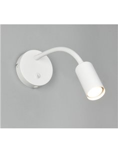 Luminária de parede ajustável TARYN, lâmpadas não incluídas. 1x GU10 máx. 5W IP20 Branca 2
