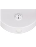 Aplique de pared orientable TARYN bombillas excl. 1x GU10 max. 5W IP20 Blanco