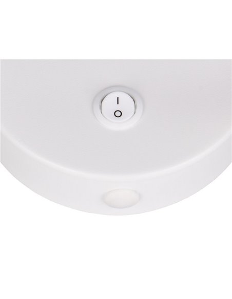 Aplique de pared orientable TARYN bombillas excl. 1x GU10 max. 5W IP20 Blanco