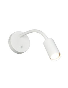 Aplique de pared orientable TARYN bombillas excl. 1x GU10 max. 5W IP20 Blanco