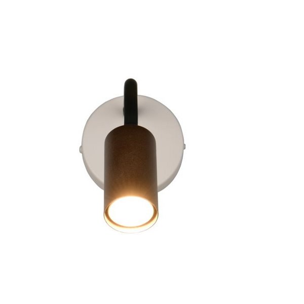Luminária de parede ajustável TARYN, lâmpadas não incluídas. 1x GU10 máx. 5W IP20 Café