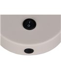 Aplique de pared orientable TARYN bombillas excl. 1x GU10 max. 5W IP20 Café