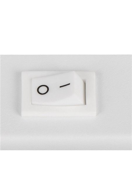 Spot orientable TARYN, pour mur ou plafond, ampoule non incluse (1 x GU10, 5 W max., blanc).
