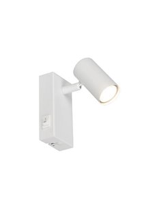 Foco TARYN orientable, para pared o techo, bombilla excl. 1x GU10 max. 5W Blanco